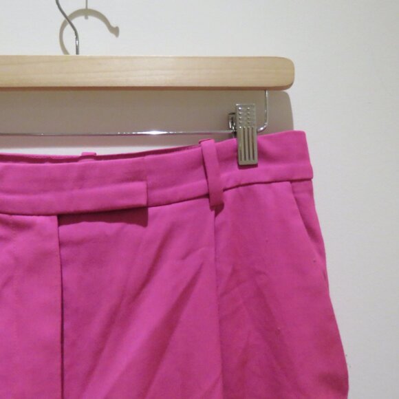 & OTHER STORIES Wide Leg Tailored Trousers in Pink Office Preppy - Size US 10 - Picture 6 of 13